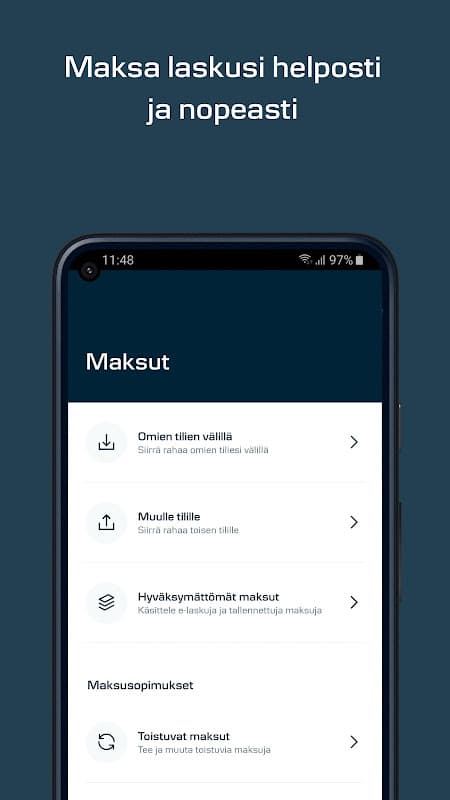 Mobiilipankki FI - Danske Bank screenshot 4