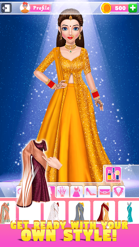 Indian Wedding: DressUp Makeup screenshot 2