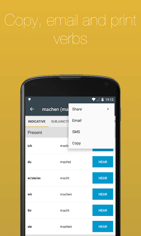 German Verb Conjugator screenshot 4