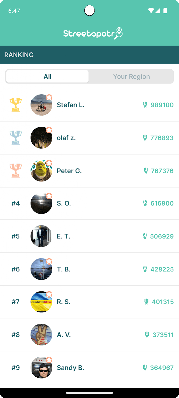 Streetspotr screenshot 5