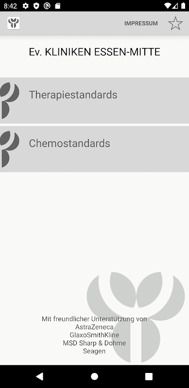 Therapiestandards KEM screenshot 1