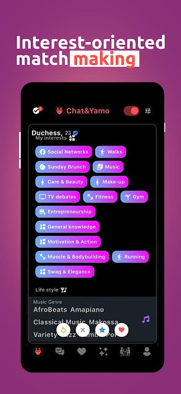Chat&Yamo : dating app screenshot 4