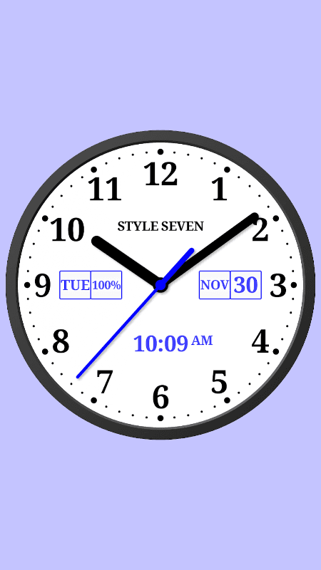 Light Analog Clock LW-7 screenshot 4