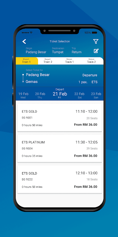 KTMB Mobile screenshot 2