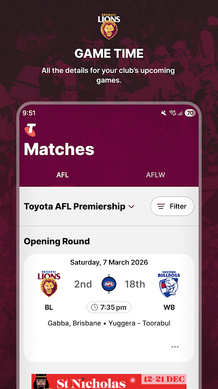 Brisbane Lions Official App screenshot 4