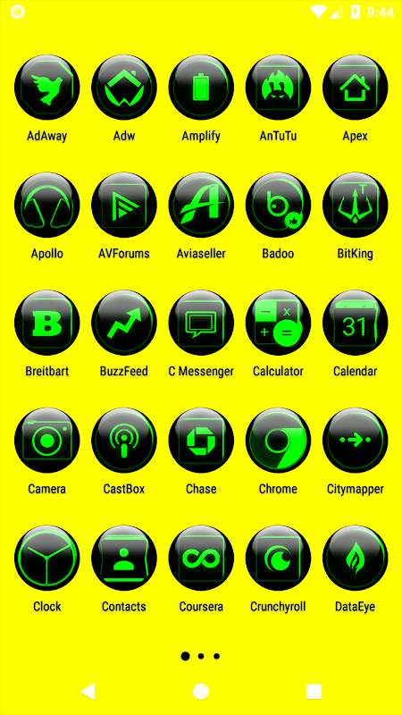 Green Glass Orb Icon Pack v8.3 screenshot 3
