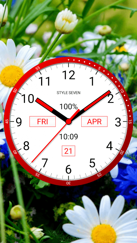 Color Analog Clock-7 screenshot 3