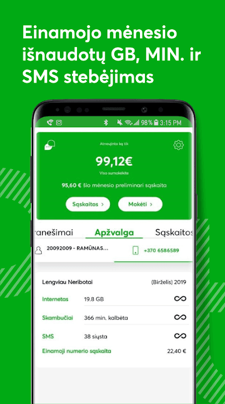 Mano BITĖ screenshot 5
