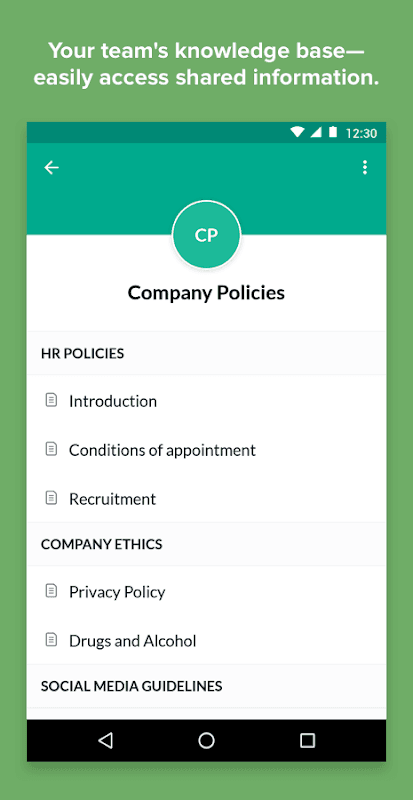 Zoho Connect screenshot 3