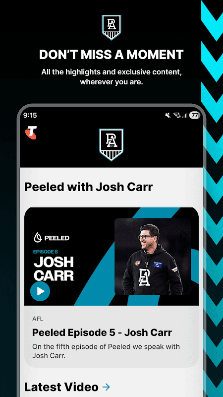 Port Adelaide Official App screenshot 2
