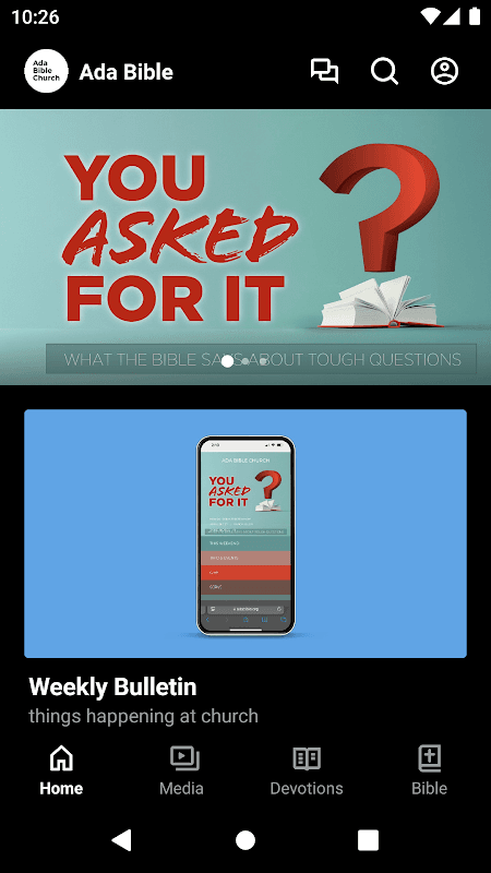 Ada Bible Church App screenshot 1
