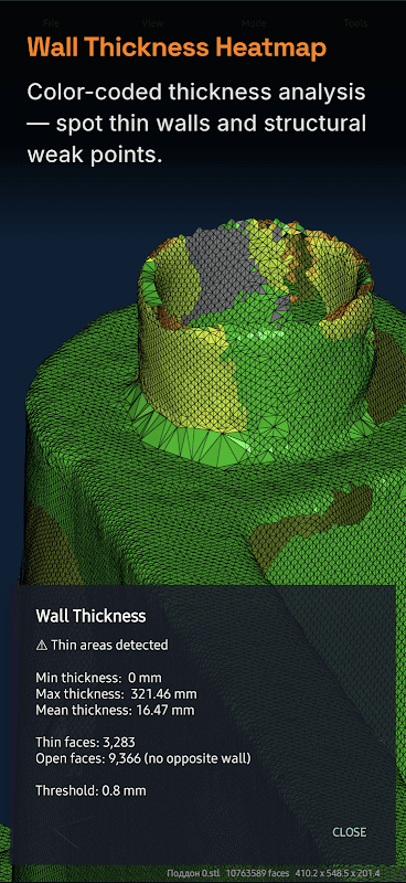 Fast STL Viewer screenshot 1