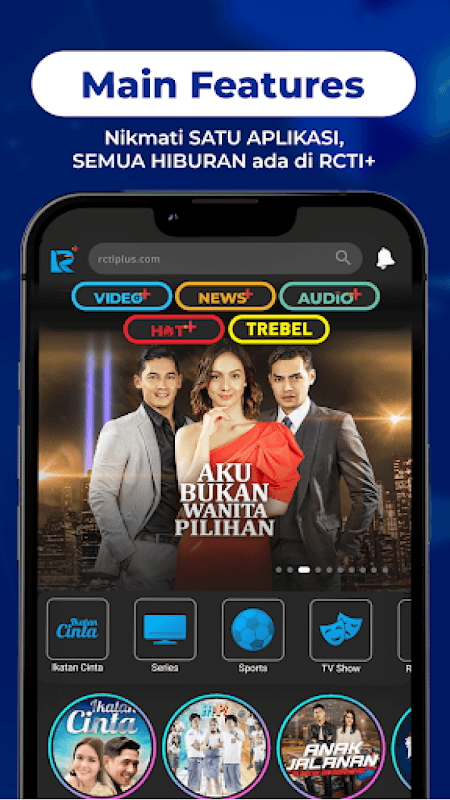 RCTI+ TV Superapp screenshot 1