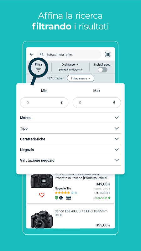 Trovaprezzi screenshot 4