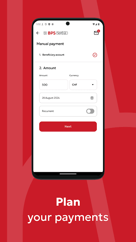 BPS SUISSE GoBanking screenshot 5