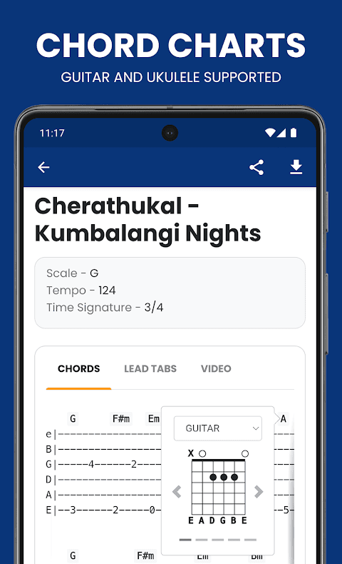 Naadan Chords: Guitar Chords screenshot 2