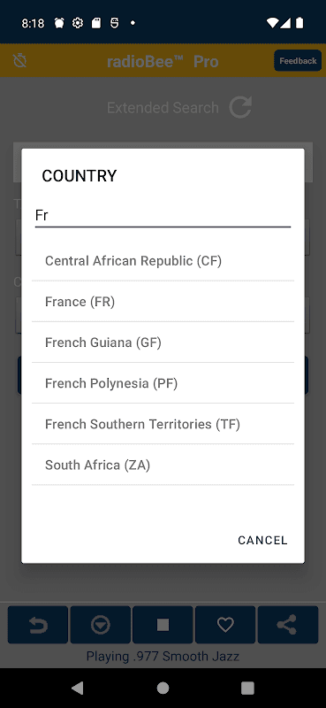 radioBee Lite - radio app screenshot 4