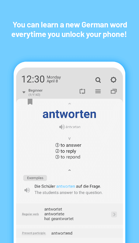 WordBit German (for English) screenshot 3