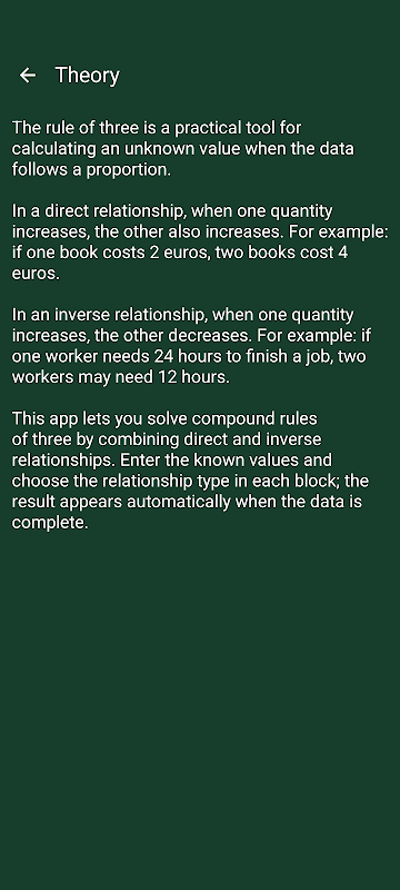 Composed Rule of Three screenshot 3