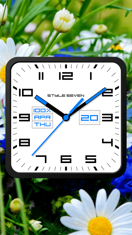 Square Clock Android-7 screenshot 2