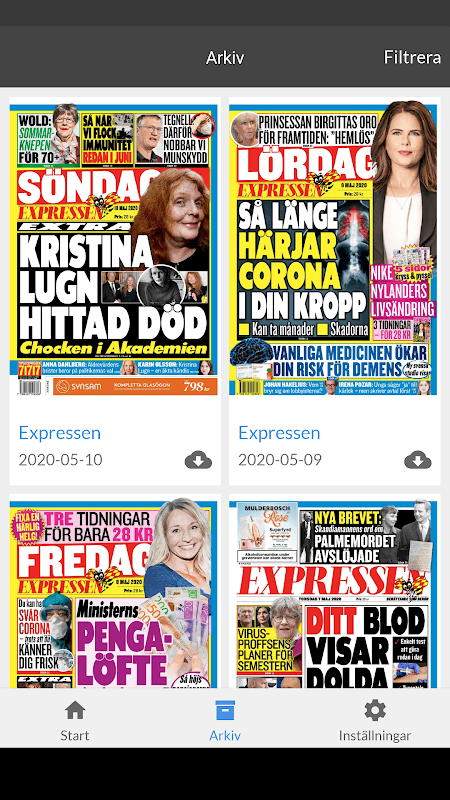 Tidningen Härjedalen e-tidning screenshot 2