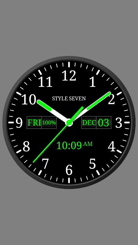Analog Clock Widget Plus-7 screenshot 4