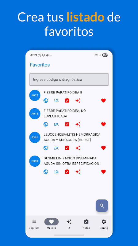 CIE10 (Español) screenshot 6