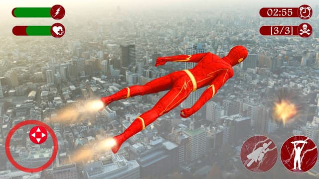 Super Speed: Flying Hero Games screenshot 1