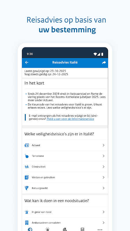 Reisapp screenshot 3