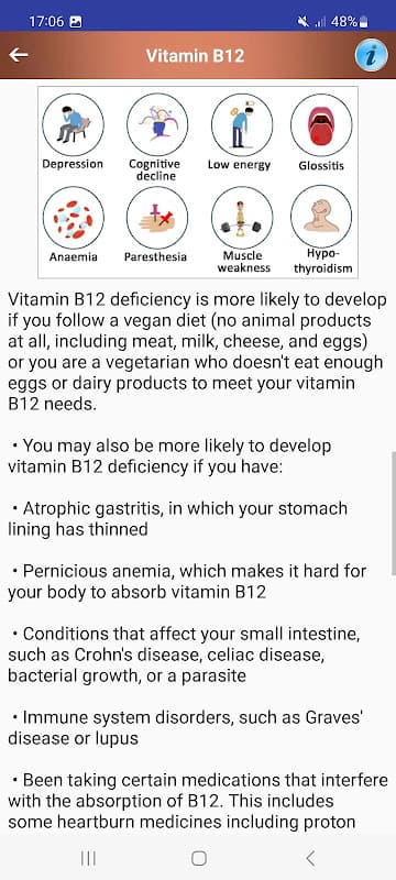 Vitamin rich Foods & Diets screenshot 4