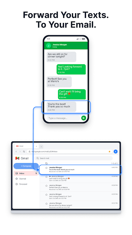 PhoneLeash: SMS Auto Forwarder screenshot 1