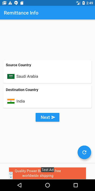 Remittance Info screenshot 1