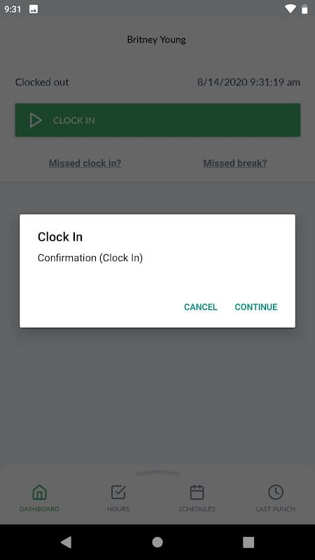 TimeClock Plus Clock screenshot 2