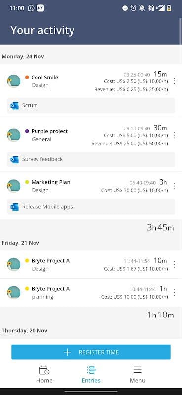 Lucen Track screenshot 3