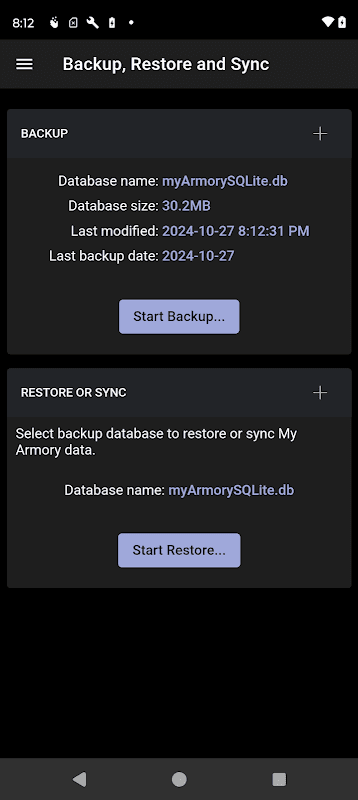 My Armory screenshot 3