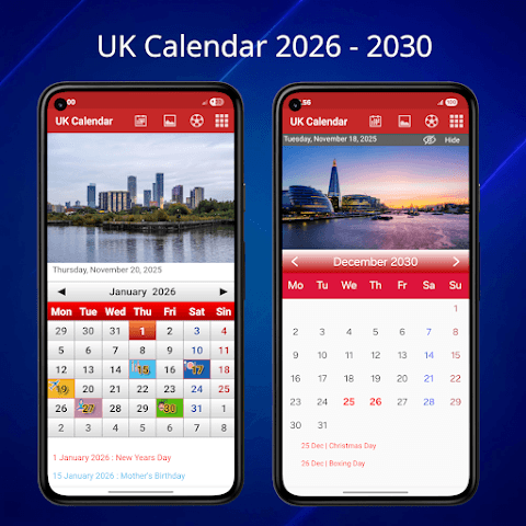 UK Calendar 2017 screenshot 1
