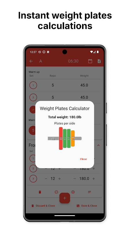 5x5 Workout Logger screenshot 2