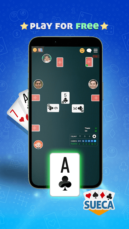 Sueca Online GameVelvet screenshot 1