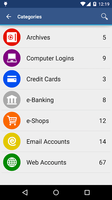 aWallet Password Manager screenshot 2