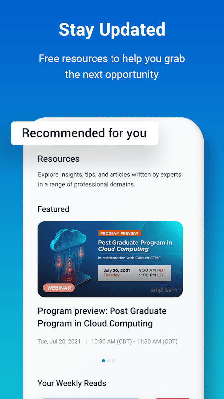 Simplilearn: Certified Courses screenshot 3