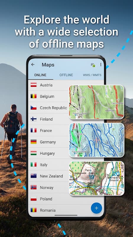 Locus Map Free - Outdoor GPS navigation and maps screenshot 1