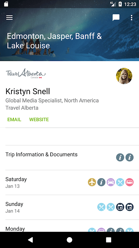 Travel Alberta - Itineraries screenshot 2