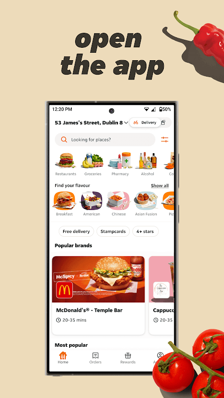Just Eat Ireland-Food Delivery screenshot 2