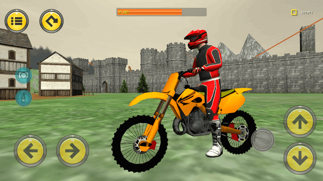 Motorbike Medieval Drive 3D screenshot 2