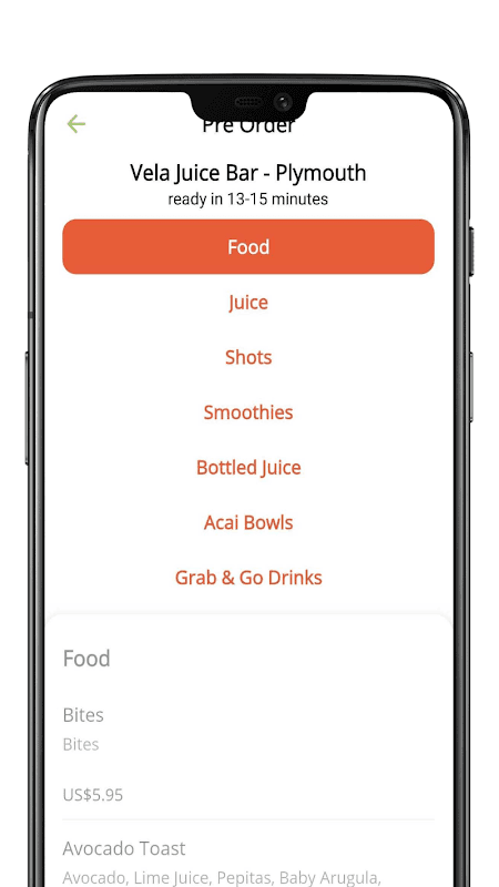 Vela Juice Bar screenshot 3