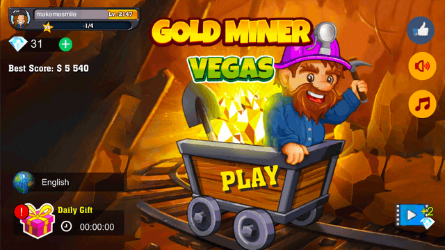 Gold Miner Vegas screenshot 1