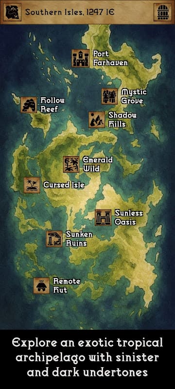 Grim Tides - Old School RPG screenshot 3