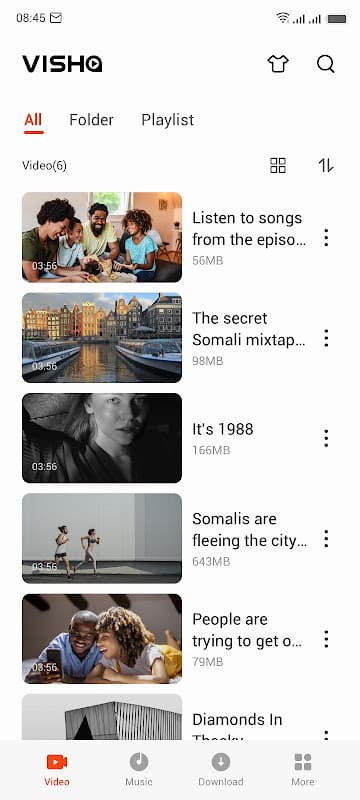 Visha-Video Player All Formats screenshot 1