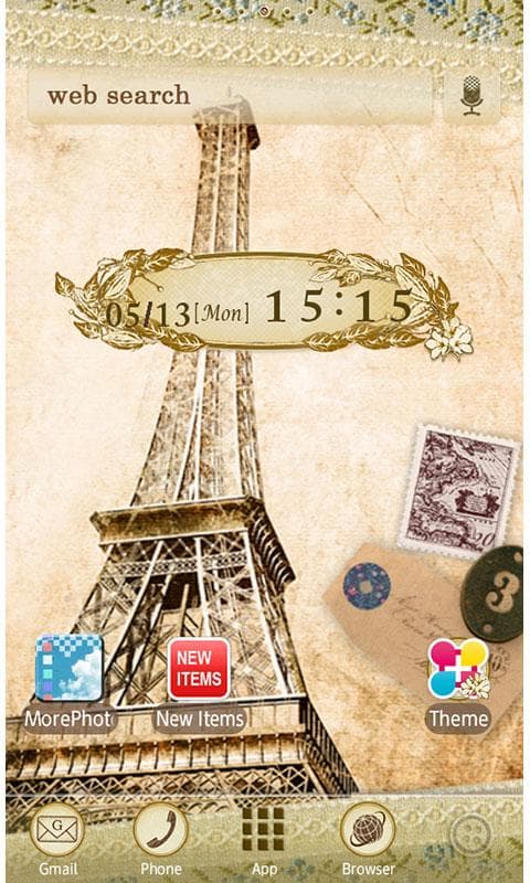 Paris wallpaper Eiffel Tower screenshot 1