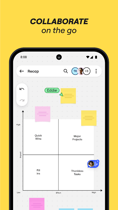 Miro: online collaborative whiteboard platform screenshot 2